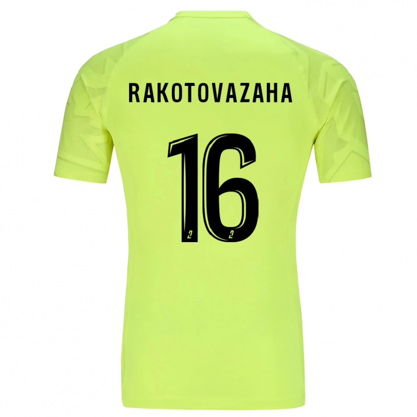 Danxen Kobiety Allan Rakotovazaha #16 Neonowy Zielony Koszulka Bramkarska 2025/26