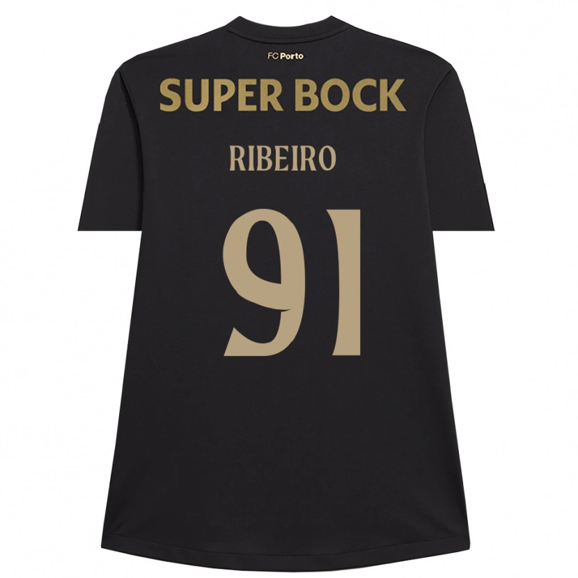 Danxen Kobiety Gonçalo Ribeiro #91 Czarny Brązowy Koszulka Bramkarska 2025/26