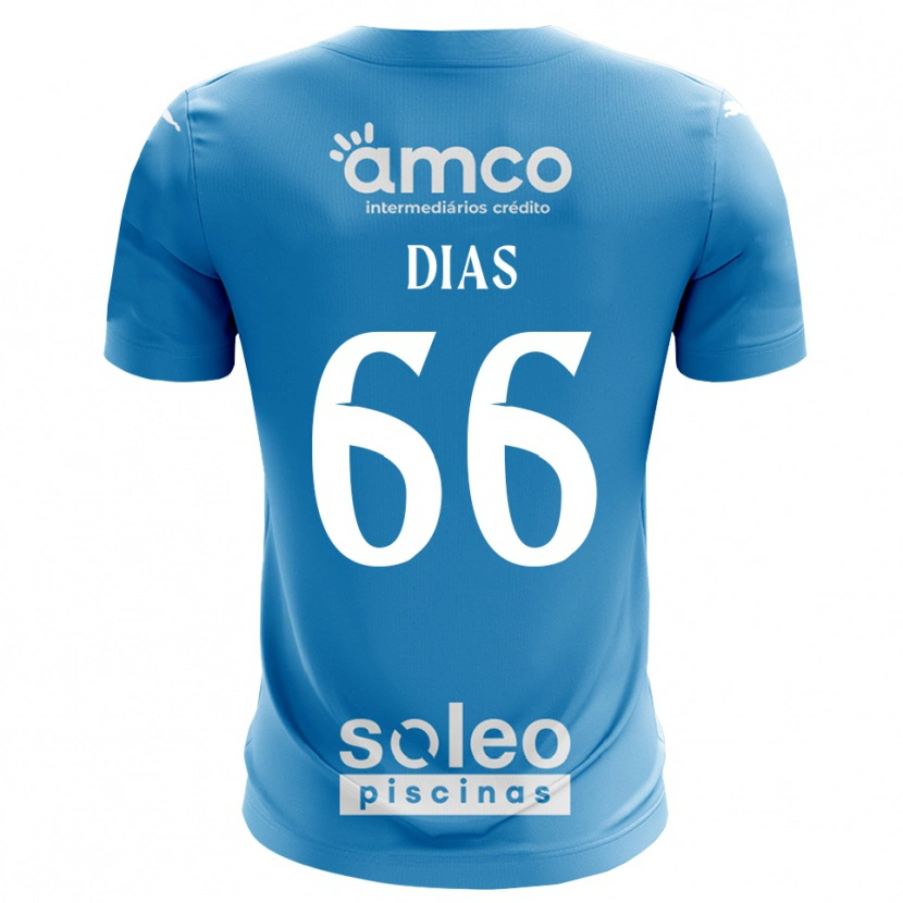 Danxen Kobiety Gonçalo Dias #66 Niebieski Biały Koszulka Bramkarska 2025/26