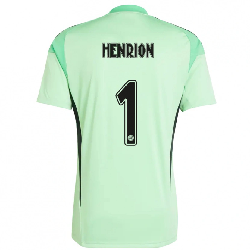 Danxen Kobiety Martin Henrion #1 Jasnozielony Czarny Koszulka Bramkarska 2025/26