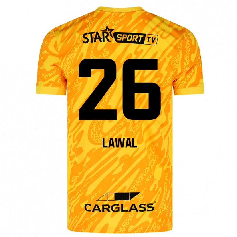 Danxen Kobiety Tobias Lawal #26 Pomarańczowy Żółty Czarny Koszulka Bramkarska 2025/26