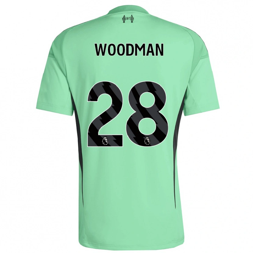 Danxen Kobiety Freddie Woodman #28 Akwamaryn Koszulka Bramkarska 2025/26
