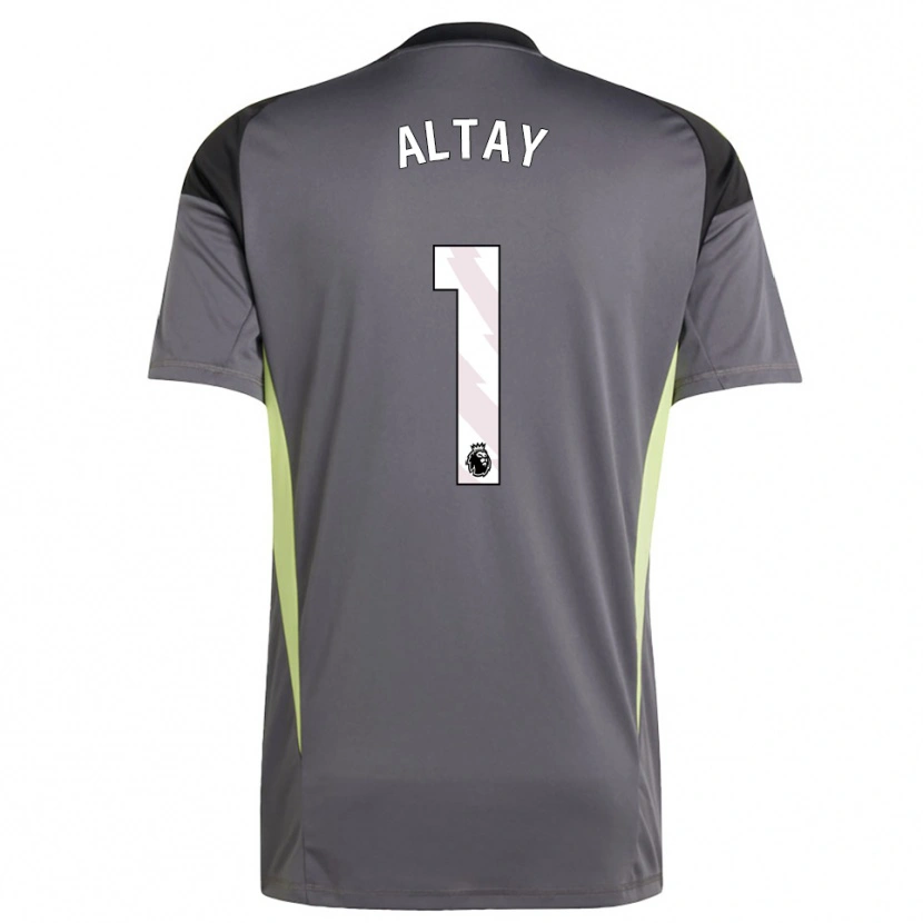 Danxen Kobiety Altay Bayındır #1 Ciemnoszary Biały Koszulka Bramkarska 2025/26