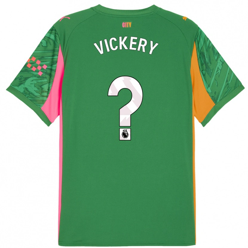 Danxen Kobiety Ben Vickery #0 Zielony Pomarańczowy Koszulka Bramkarska 2025/26