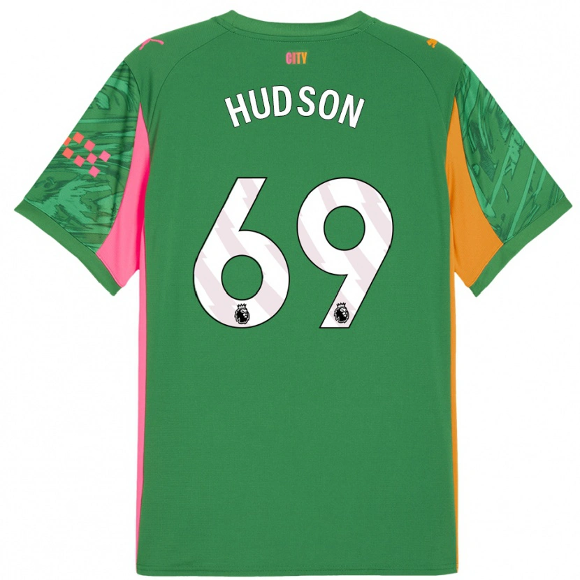 Danxen Kobiety Max Hudson #69 Zielony Pomarańczowy Koszulka Bramkarska 2025/26