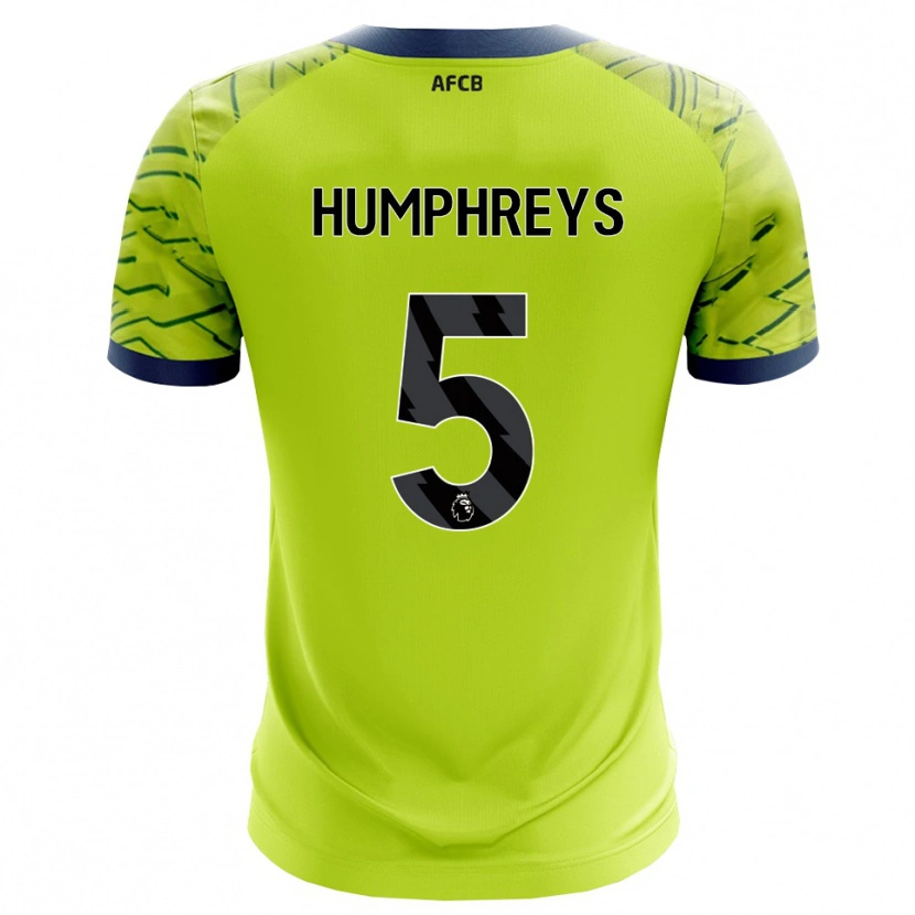 Danxen Kobiety Holly Humphreys #5 Zielony Żółty Koszulka Bramkarska 2025/26