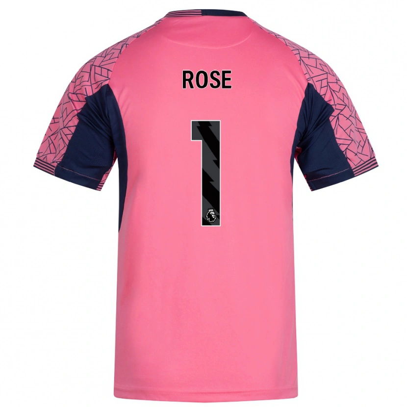 Danxen Kobiety Reggie Rose #1 Różowy Czarny Koszulka Bramkarska 2025/26