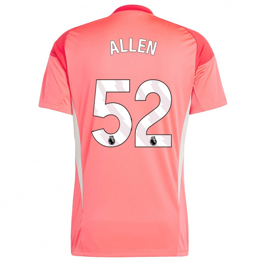 Danxen Kobiety Michael Allen #52 Czerwony Biały Koszulka Bramkarska 2025/26