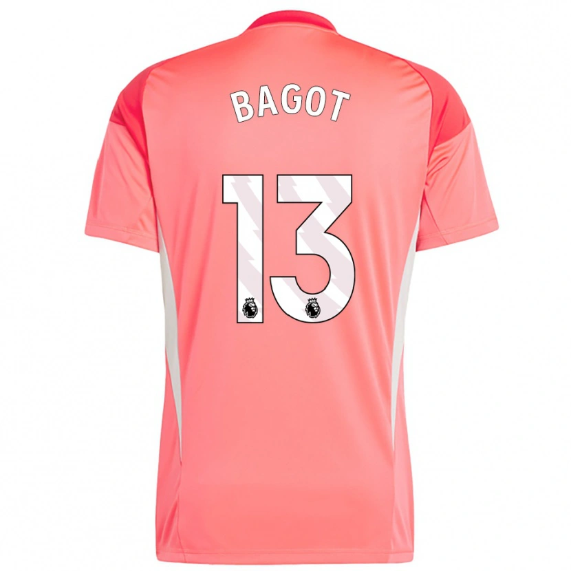 Danxen Kobiety Matthew Bagot #13 Czerwony Biały Koszulka Bramkarska 2025/26