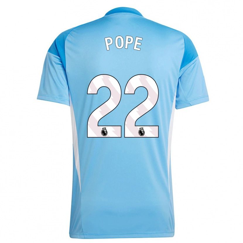 Danxen Kobiety Nick Pope #22 Niebieski Biały Koszulka Bramkarska 2025/26