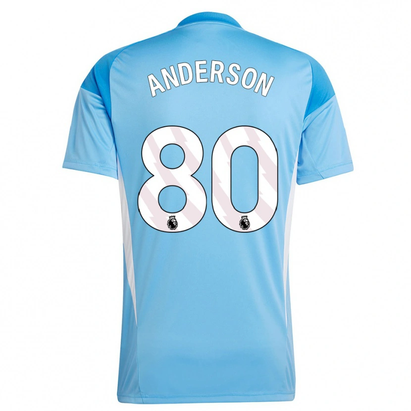Danxen Kobiety Will Anderson #80 Niebieski Biały Koszulka Bramkarska 2025/26