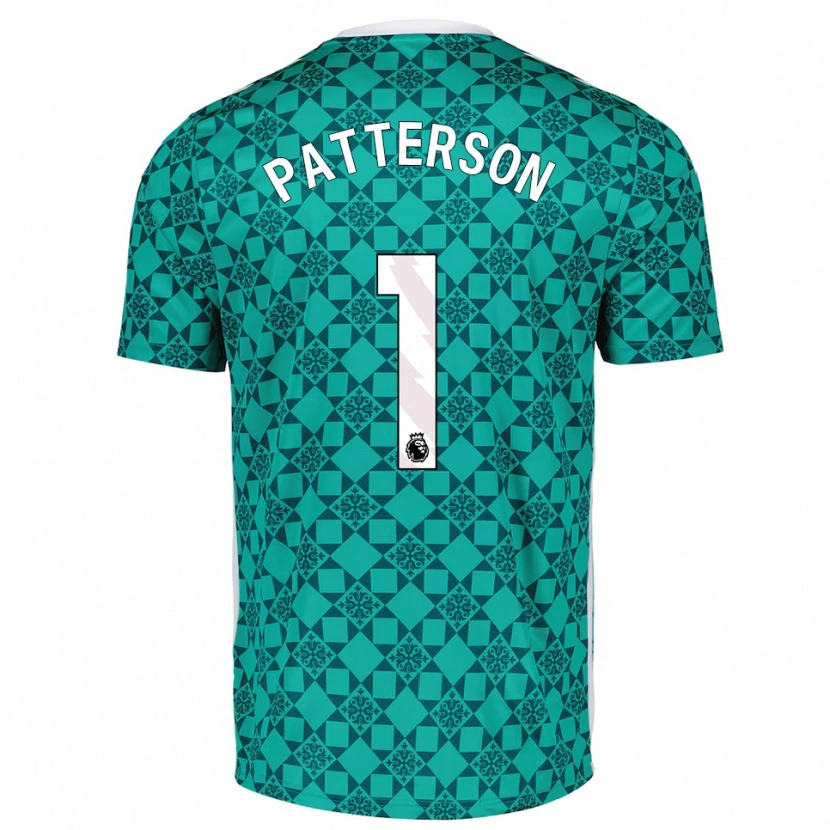 Danxen Kobiety Anthony Patterson #1 Zielony Biały Koszulka Bramkarska 2025/26