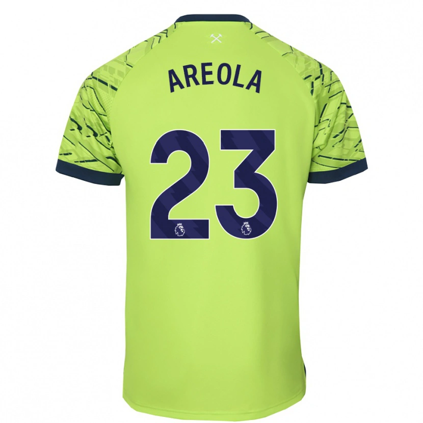 Danxen Kobiety Alphonse Areola #23 Fluorescencyjny Zielony Koszulka Bramkarska 2025/26