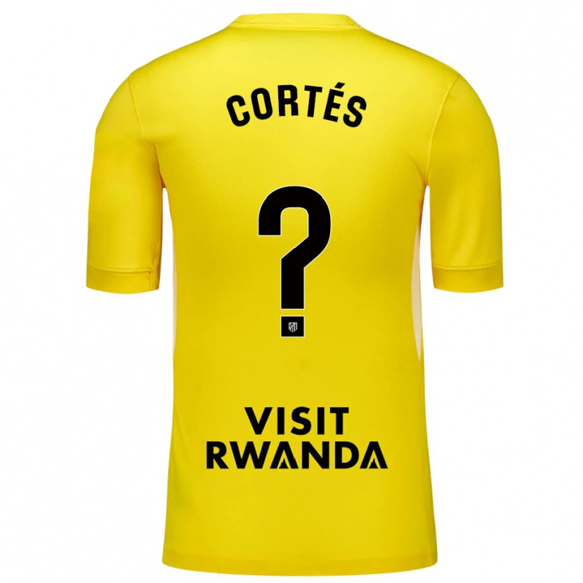 Danxen Kobiety Lucas Cortés #0 Żółto Czarny Koszulka Bramkarska 2025/26