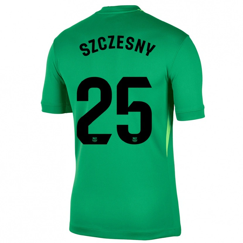 Danxen Kobiety Wojciech Szczesny #25 Zielono Czarny Koszulka Bramkarska 2025/26