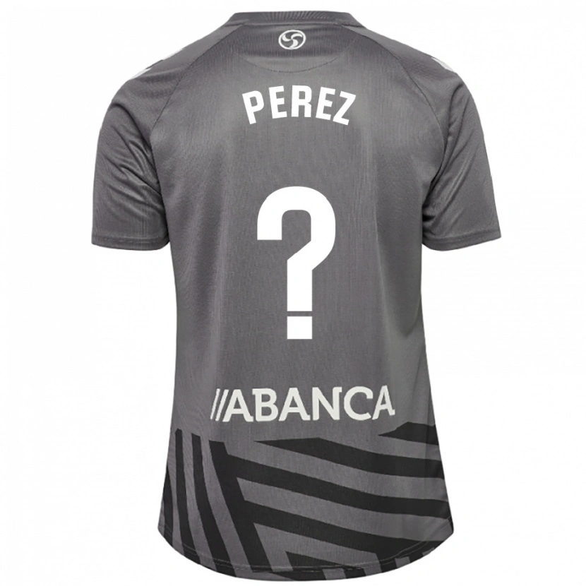 Danxen Kobiety Iván Pérez #0 Ciemno Szaro Czarny Koszulka Bramkarska 2025/26