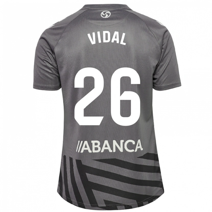 Danxen Kobiety Marc Vidal #26 Ciemno Szaro Czarny Koszulka Bramkarska 2025/26