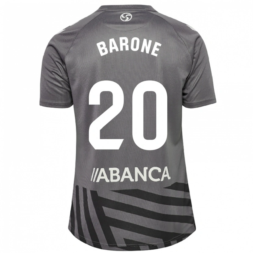 Danxen Kobiety Caio Barone #20 Ciemno Szaro Czarny Koszulka Bramkarska 2025/26