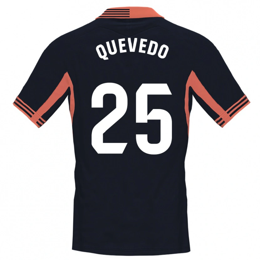 Danxen Kobiety Alex Quevedo #25 Czarno Biało Pomarańczowy Koszulka Bramkarska 2025/26