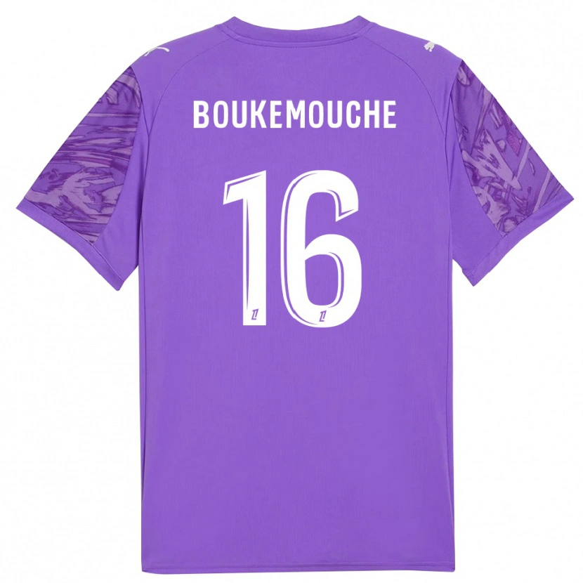 Danxen Kobiety Amine Boukemouche #16 Liliowo Biały Koszulka Bramkarska 2025/26