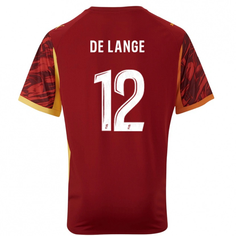 Danxen Kobiety Jeffrey de Lange #12 Bordowo Brązowy Koszulka Bramkarska 2025/26