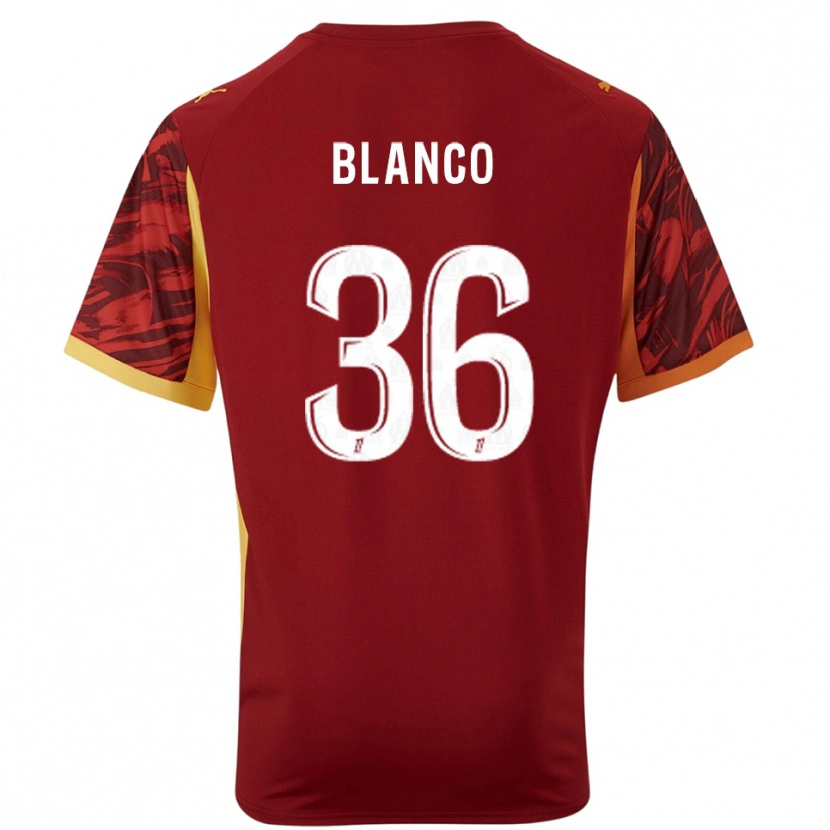 Danxen Kobiety Rubén Blanco #36 Bordowo Brązowy Koszulka Bramkarska 2025/26
