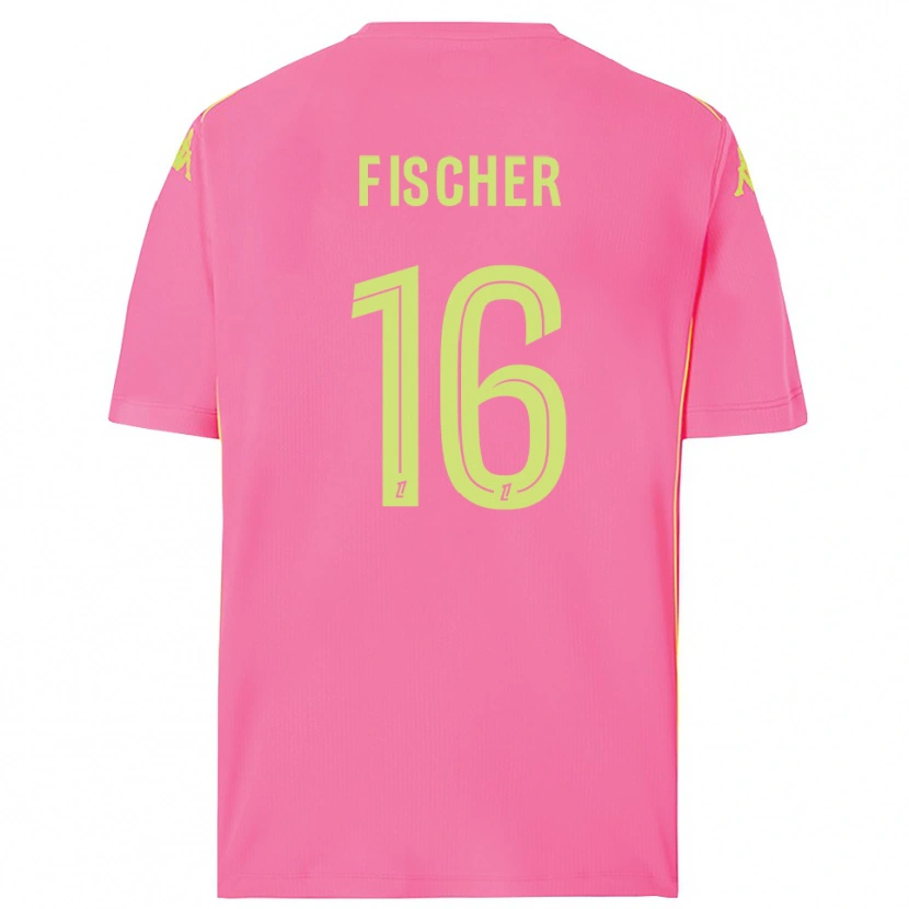 Danxen Kobiety Jonathan Fischer #16 Gorąco Różowy Koszulka Bramkarska 2025/26