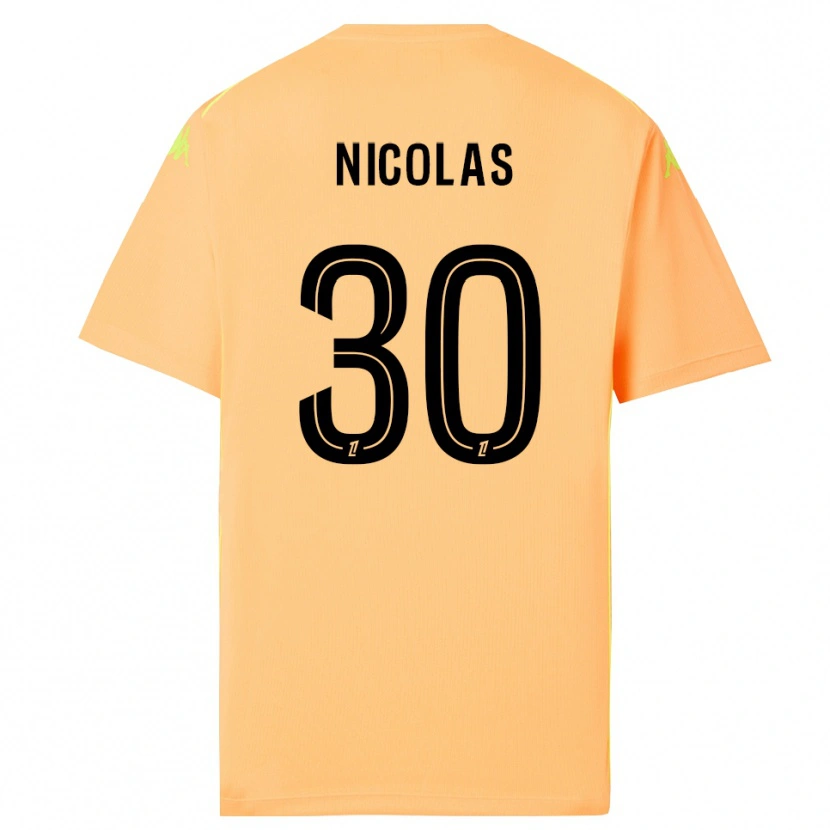 Danxen Kobiety Lina-Lou Nicolas #30 Jasno Pomarańczowo Czarny Koszulka Bramkarska 2025/26