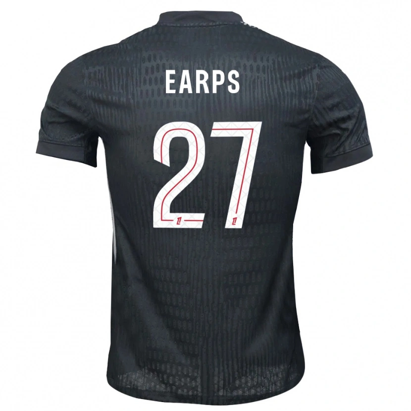 Danxen Kobiety Mary Earps #27 Ciemno Szaro Czarny Koszulka Bramkarska 2025/26