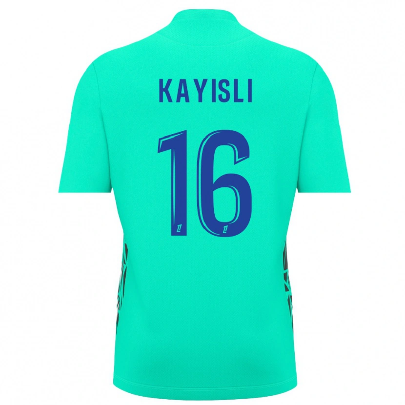 Danxen Kobiety Mehmet Kayisli #16 Niebieski Akwamarynowy Koszulka Bramkarska 2025/26