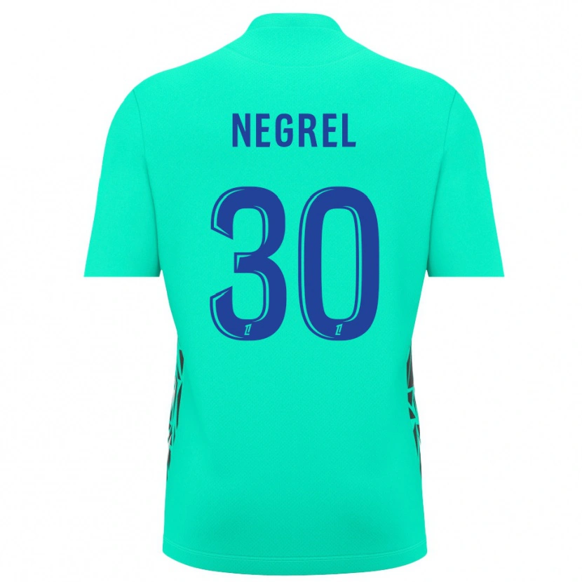 Danxen Kobiety Tom Negrel #30 Niebieski Akwamarynowy Koszulka Bramkarska 2025/26