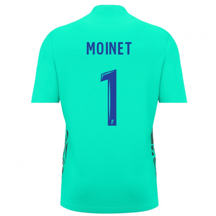 Danxen Kobiety Victor Moinet #1 Niebieski Akwamarynowy Koszulka Bramkarska 2025/26