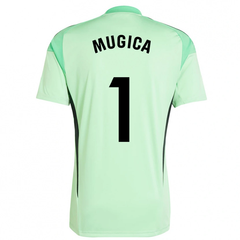 Danxen Kobiety Juan Múgica #1 Jasno Pomarańczowo Czarny Koszulka Bramkarska 2025/26