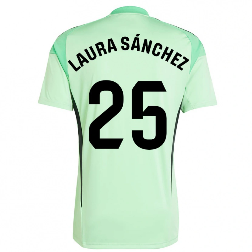 Danxen Kobiety Laura Sánchez Comuñas #25 Jasno Pomarańczowo Czarny Koszulka Bramkarska 2025/26