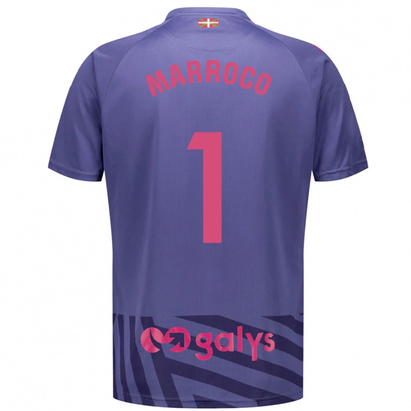 Danxen Kobiety Marc Marroco #1 Niebiesko Szary Fioletowy Koszulka Bramkarska 2025/26