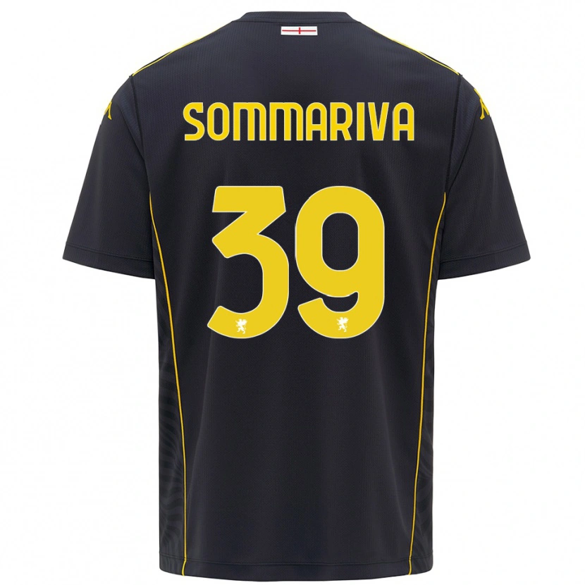 Danxen Kobiety Daniele Sommariva #39 Czarny Żółty Koszulka Bramkarska 2025/26