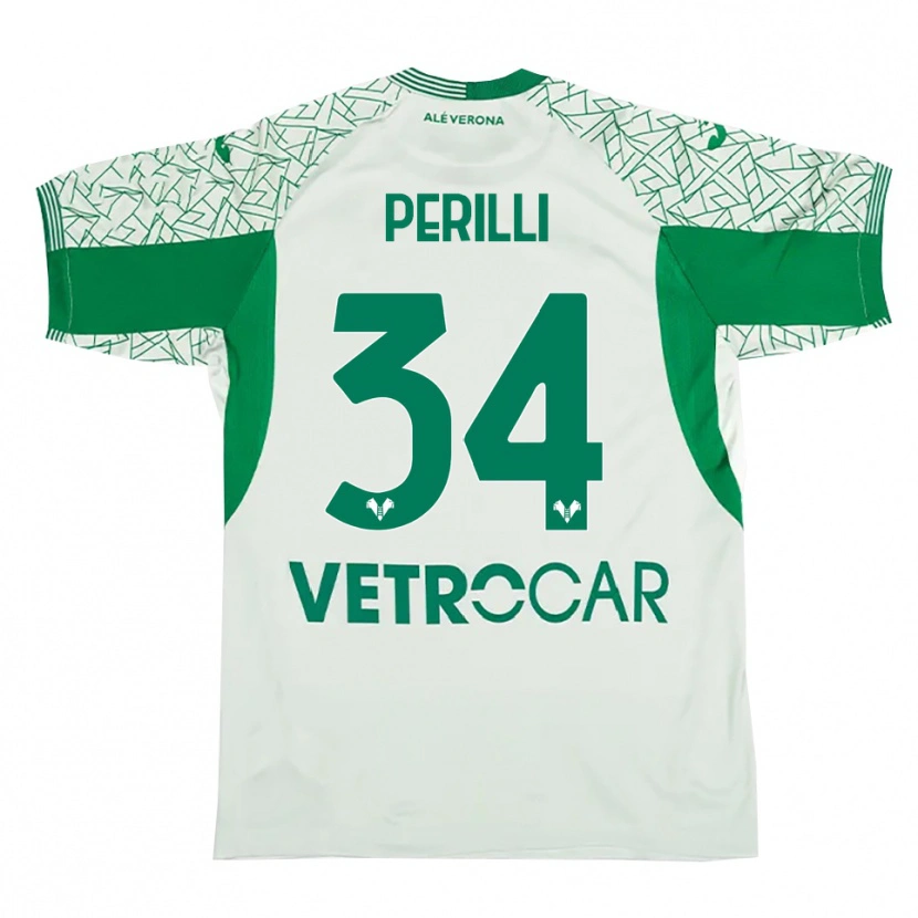 Danxen Kobiety Simone Perilli #34 Zielony Czerwony Koszulka Bramkarska 2025/26