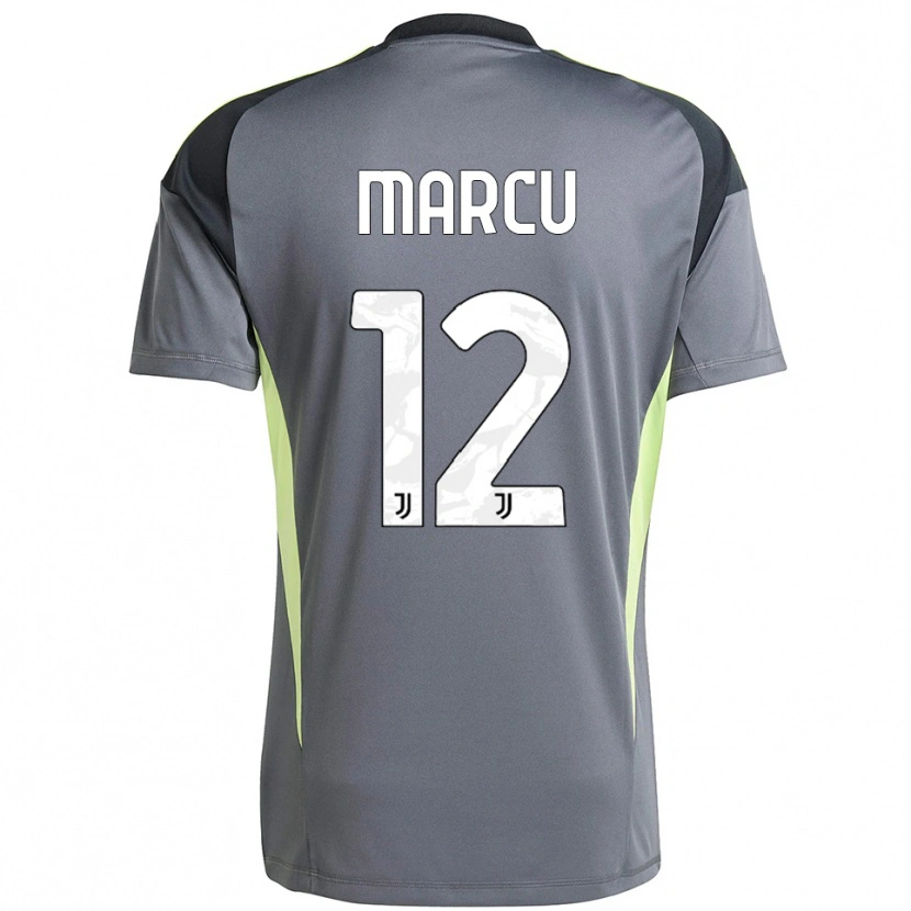 Danxen Kobiety Alessio Marcu #12 Ciemnoszary Biały Koszulka Bramkarska 2025/26