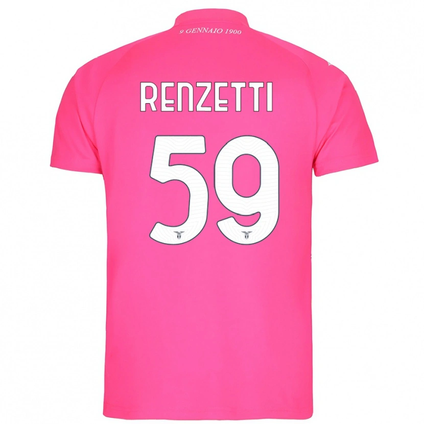 Danxen Kobiety Davide Renzetti #59 Głęboki Różowy Koszulka Bramkarska 2025/26