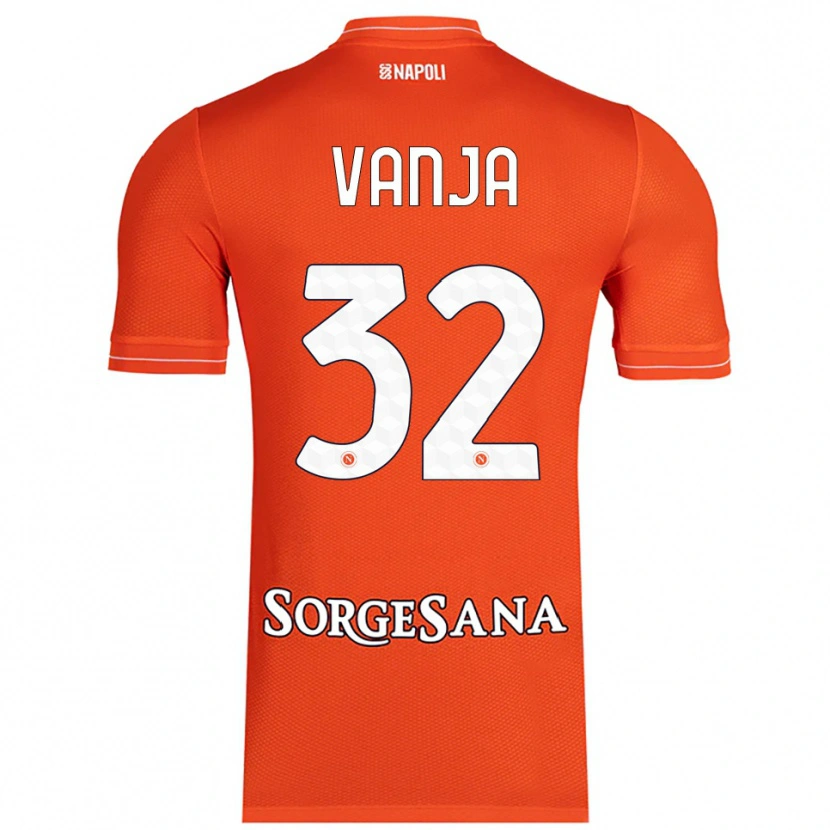Danxen Kobiety Vanja Milinković-Savić #32 Pomarańczowy Czerwony Biały Koszulka Bramkarska 2025/26