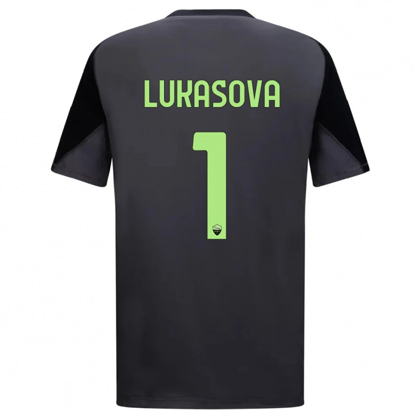 Danxen Kobiety Olivie Lukášová #1 Czarny Jasnozielony Koszulka Bramkarska 2025/26