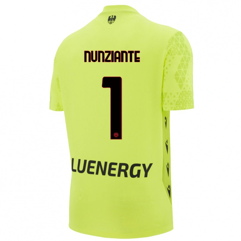Danxen Kobiety Alessandro Nunziante #1 Zielony Żółty Czarny Koszulka Bramkarska 2025/26