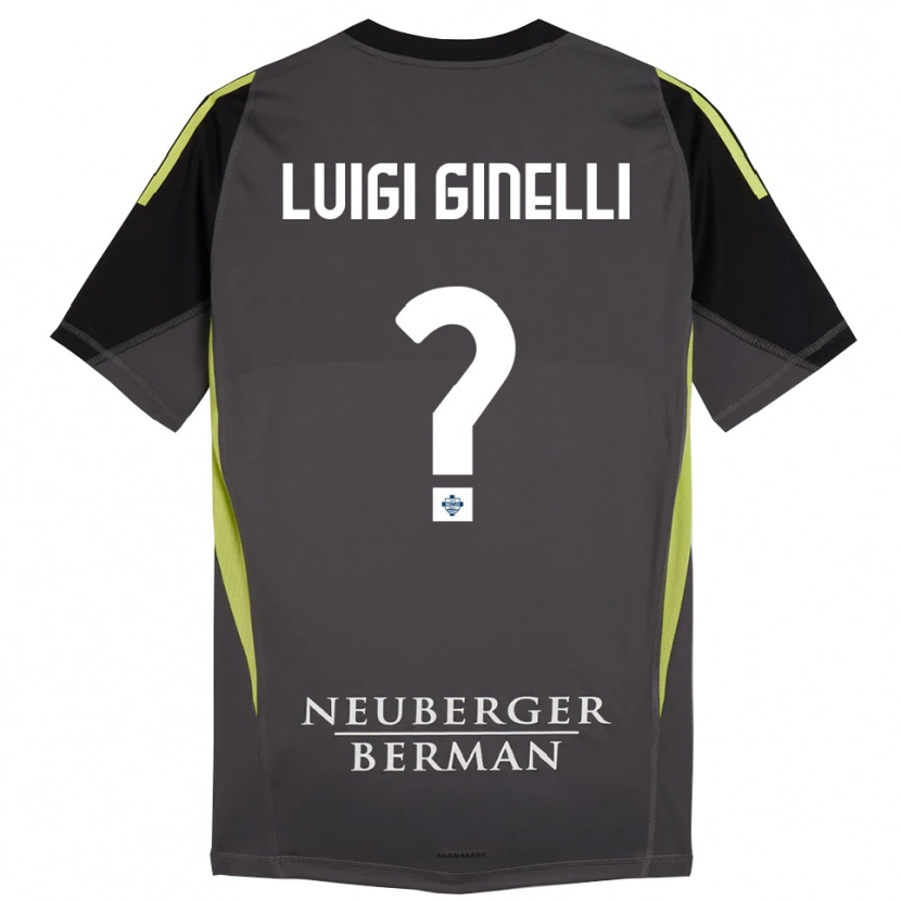 Danxen Kobiety Lorenzo Luigi Ginelli #0 Czarny Jasnozielony Koszulka Bramkarska 2025/26