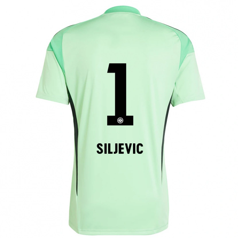 Danxen Kobiety Amil Siljevic #1 Jasnozielony Czarny Koszulka Bramkarska 2025/26