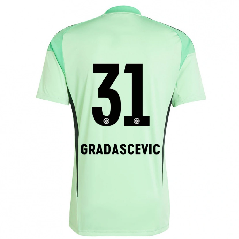 Danxen Kobiety Meris Gradascevic #31 Jasnozielony Czarny Koszulka Bramkarska 2025/26