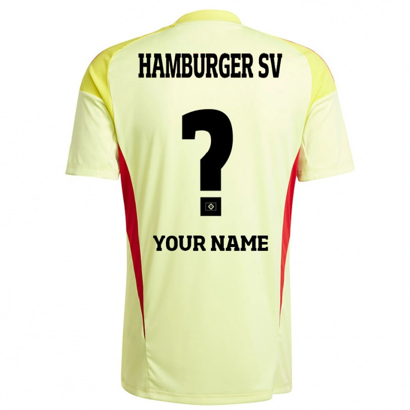 Danxen Kobiety Hamburger SV Żółty Czarny Czerwony Koszulka Bramkarska 2025/26