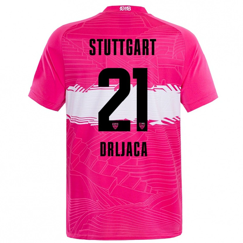 Danxen Kobiety Stefan Drljaca #21 Głęboki Różowy Czarny Koszulka Bramkarska 2025/26