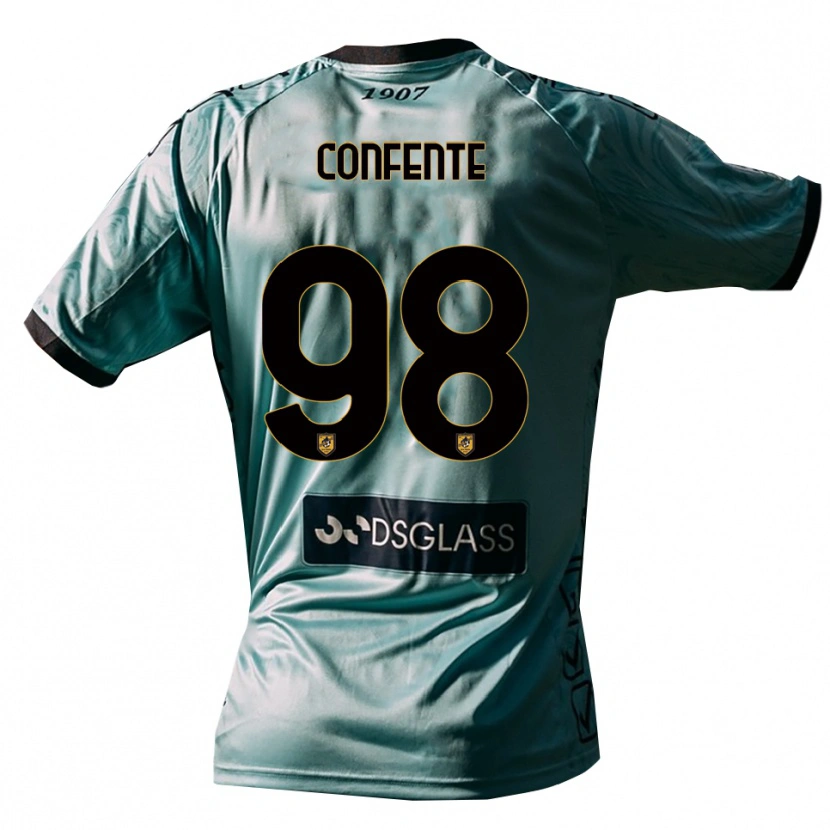 Danxen Kobiety Alessandro Confente #98 Jasny Niebieski Biały Koszulka Bramkarska 2025/26