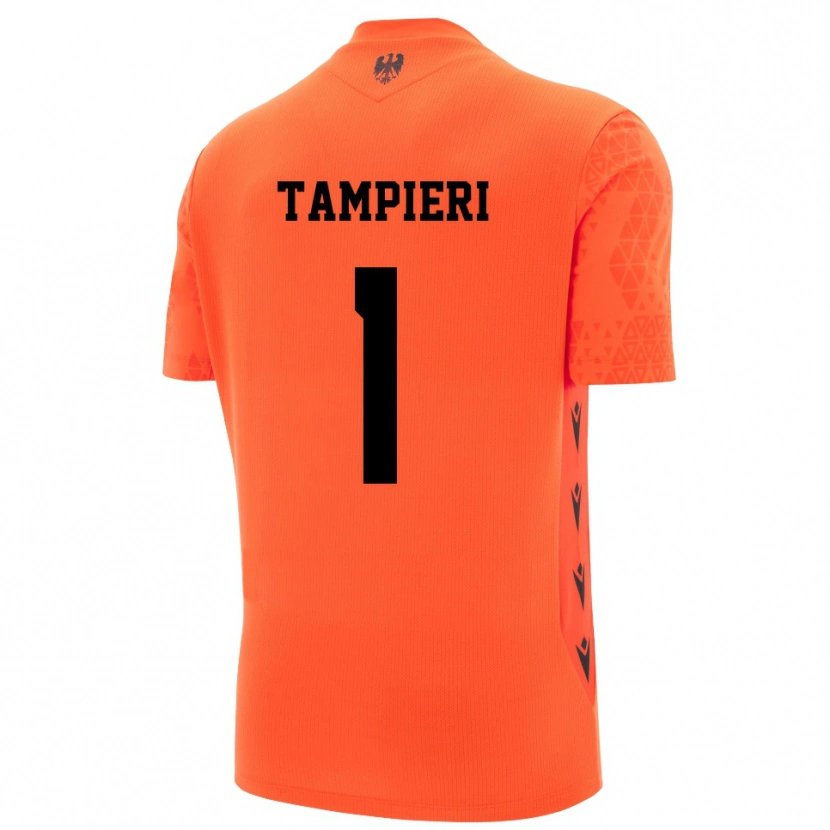 Danxen Kobiety Amanda Tampieri #1 Ciemny Pomarańczowy Czarny Koszulka Bramkarska 2025/26