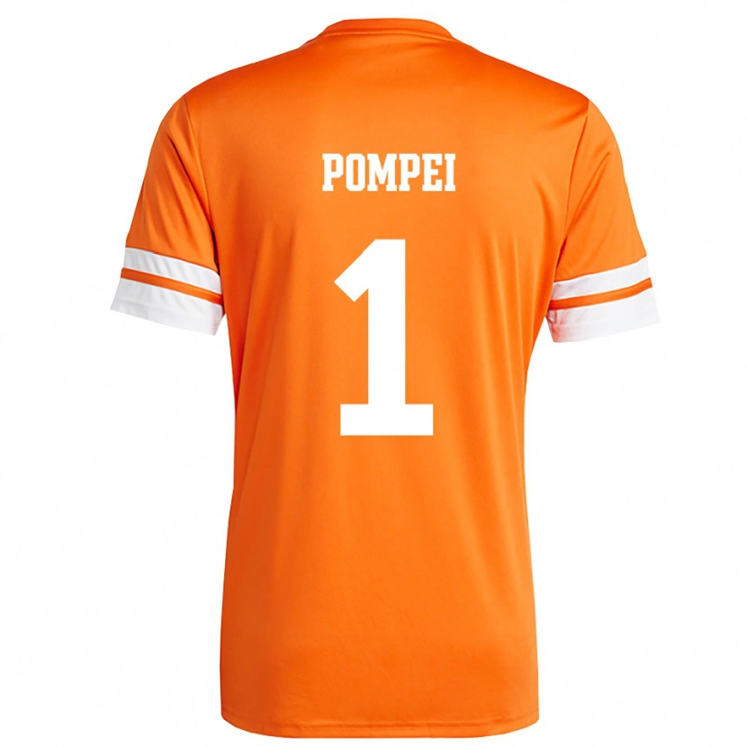 Danxen Kobiety Thomas Pompei #1 Pomarańczowy Biały Koszulka Bramkarska 2025/26